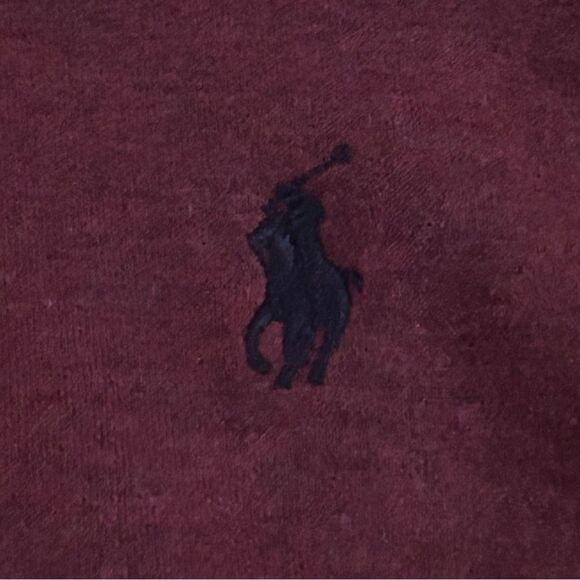 Polo Ralph Lauren 1/4 Zip Sweater Pony Maroon Red Mens Size 1XB - Picture 3 of 8